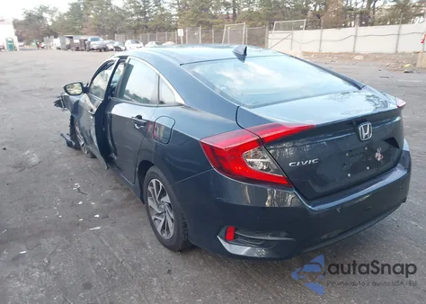 2018 Honda Civic Ex from USA, damaged, VIN 2HGFC2F74JH569837